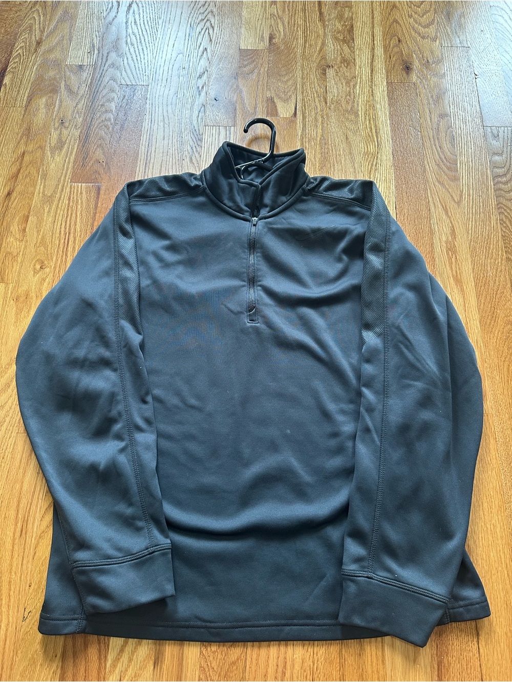 Men's Nike Half-Zip Pullover Sweater - Black